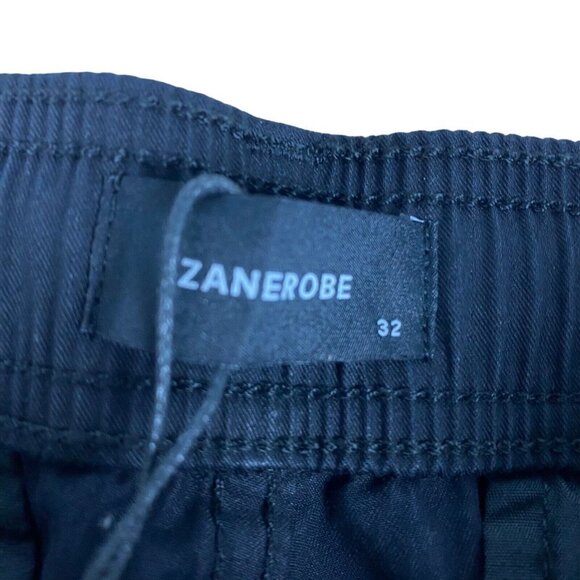 Zanerobe Men's Black Hike Jumpa Tapered Cargo Pocket Pant in US 32 - Picture 9 of 13